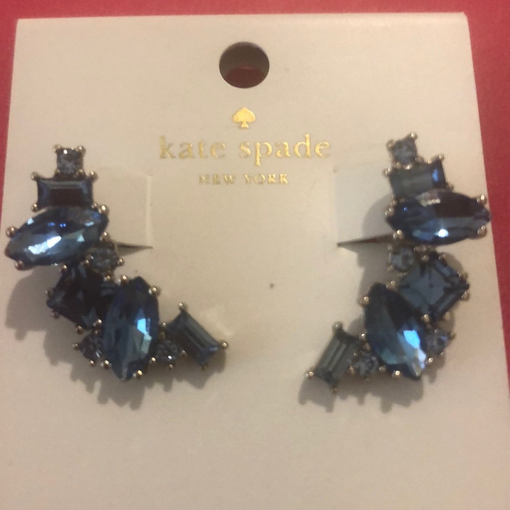 Kate Spade Crystal Drop Earrings NWT